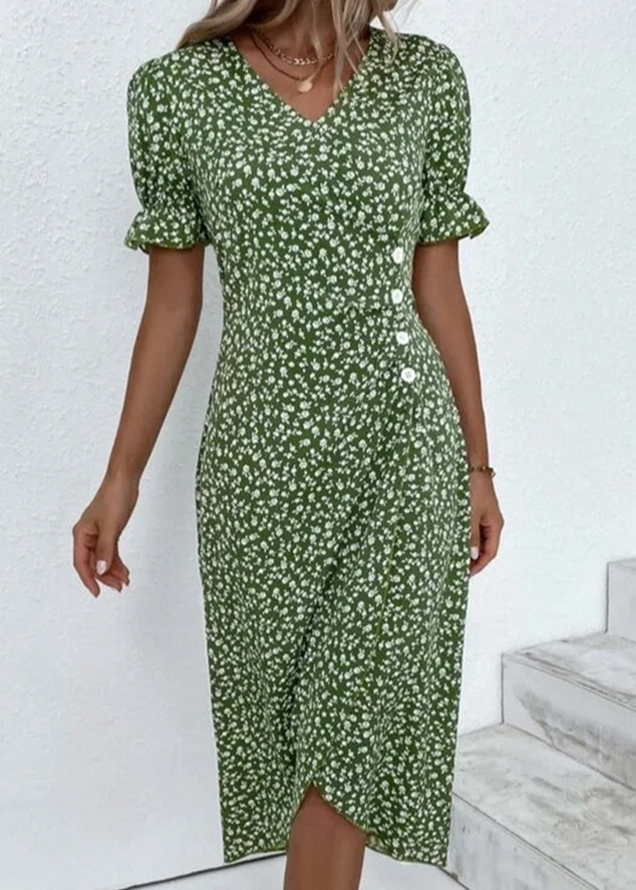 Aysel Elegante en Comfortabele Bloemenjurk