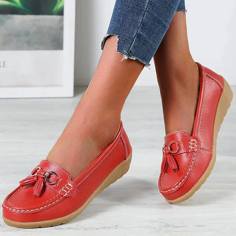 Heliora - Leren orthopedische comfortschoenen - Natuurlijke elegantie in elke stap
