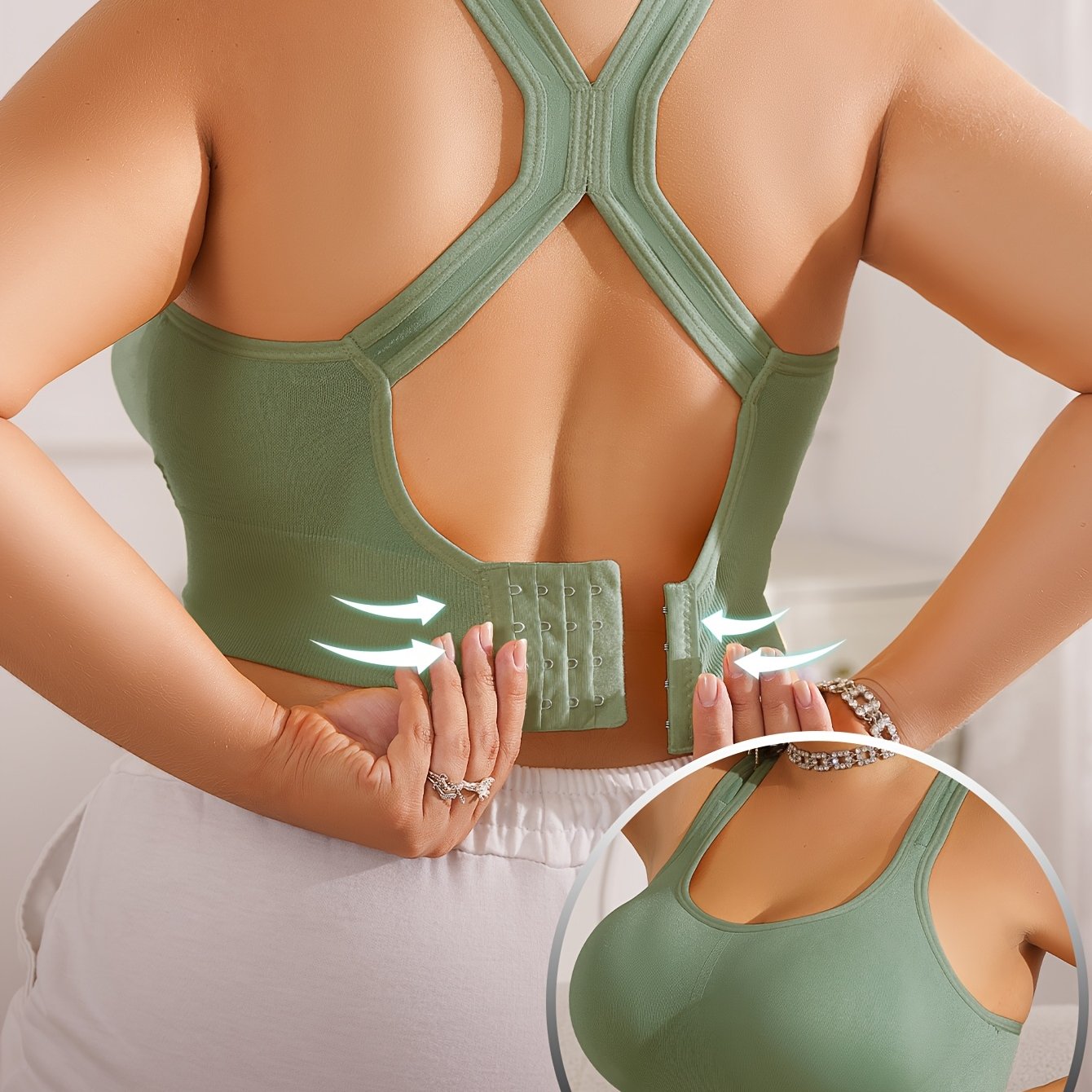 Vittoria - Sportbeha Plus Size met verwijderbare pads en verstelbare bandjes