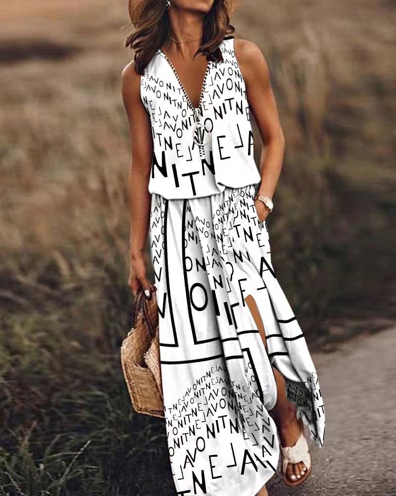 Pavina - Elegante jurk met print voor dames