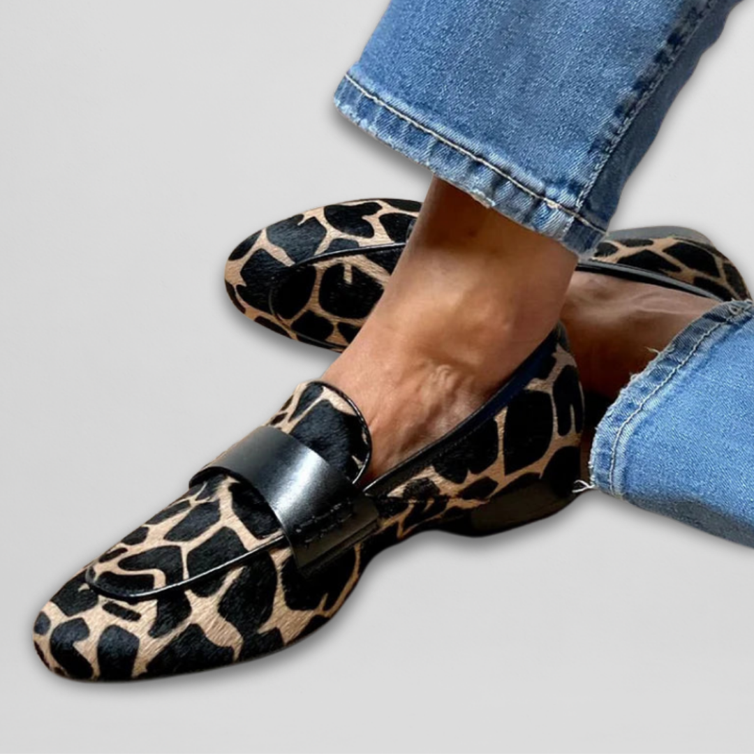 Quirelle - Mocassins met dierenprint
