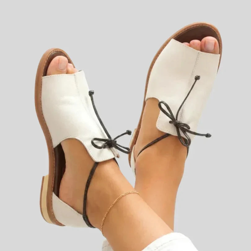 Isleen - Dames sandalen met verstelbare veters