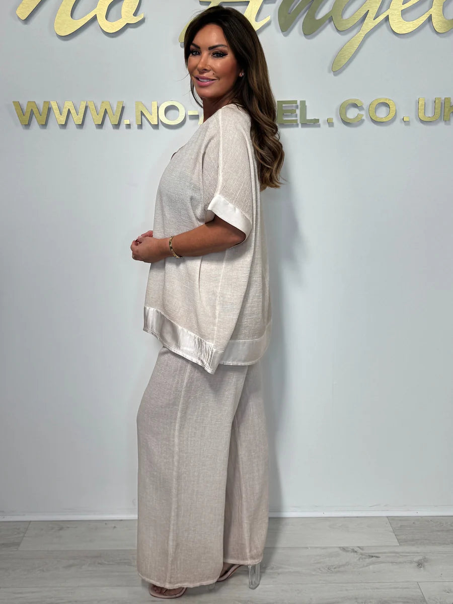 Haliora - Casual en trendy damesset met V-halslijn