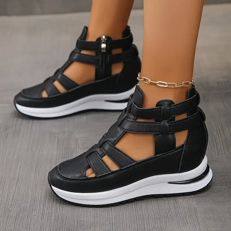 Romina - Elegante en lichtgewicht sandalen met sleehakken