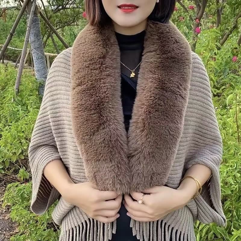 Martine - Elegante poncho voor een luxueuze winter