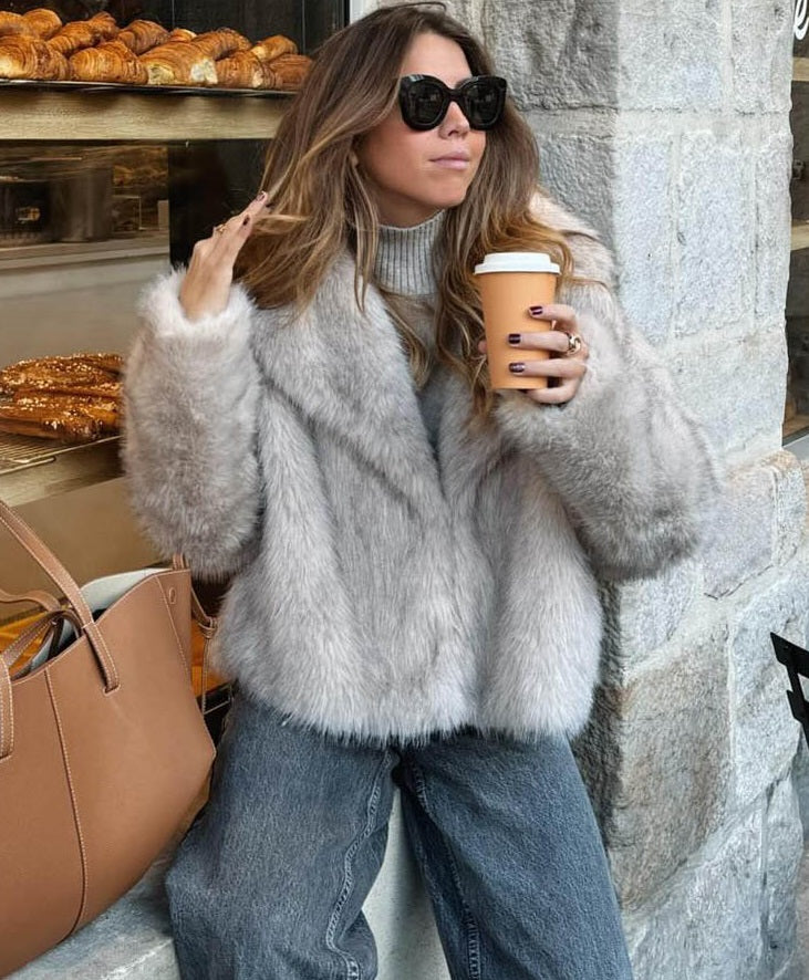 Amelie - Faux Fur Jas voor vrouwen