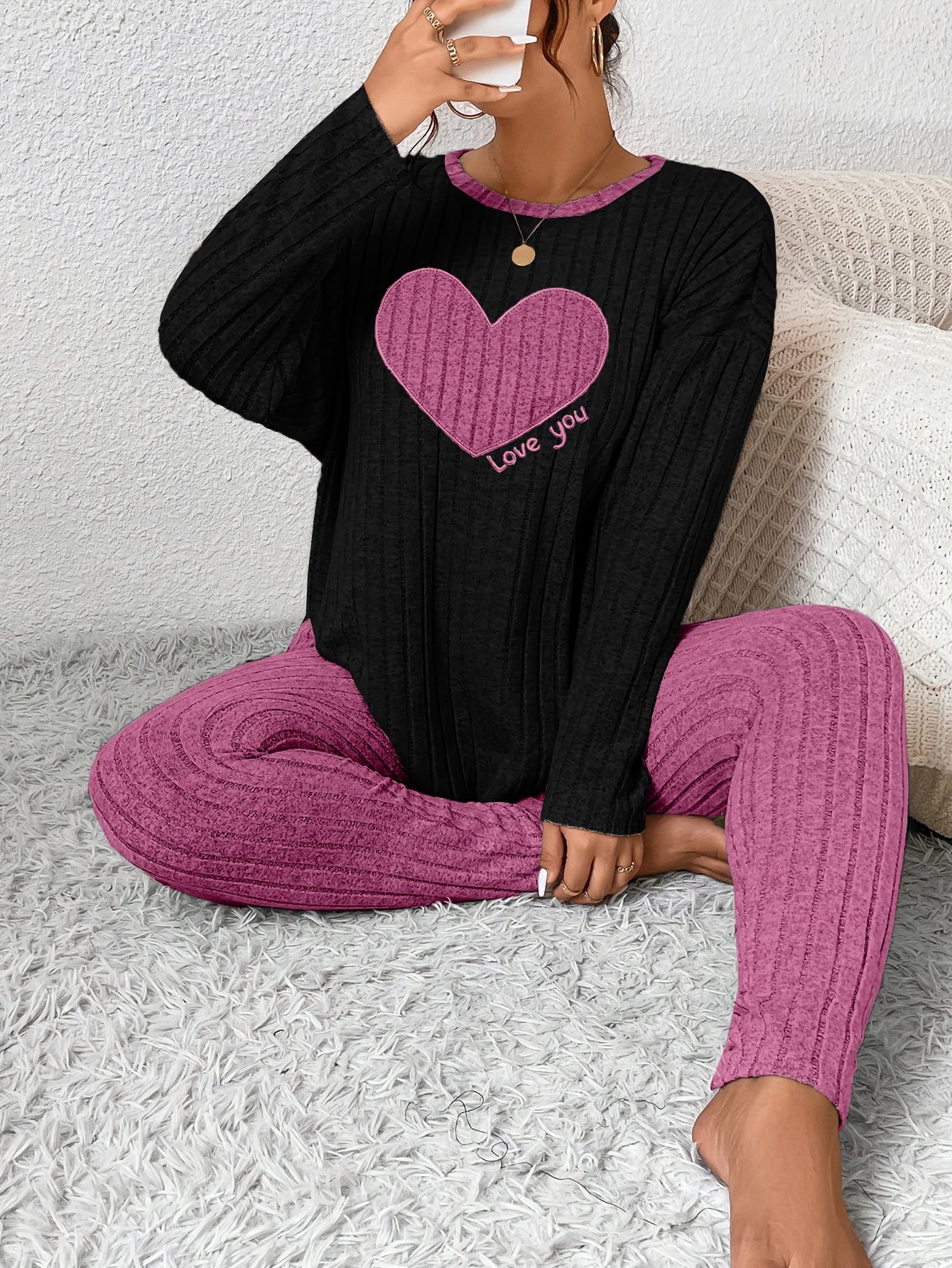 Javelle - Set Loungewear Hart Comfort Relax