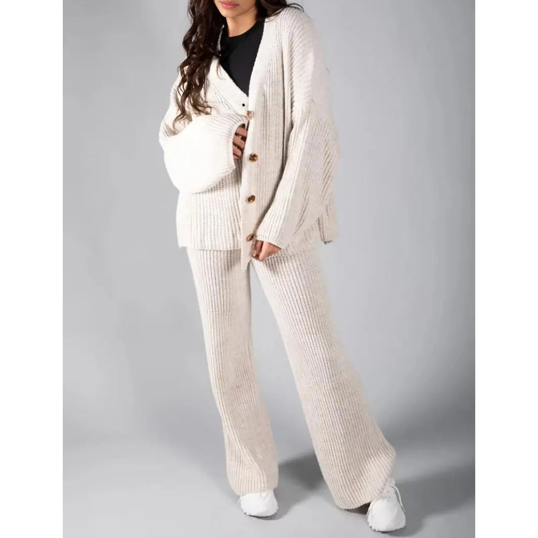 Noortje - Stijlvolle Knitted Co-Ord Set