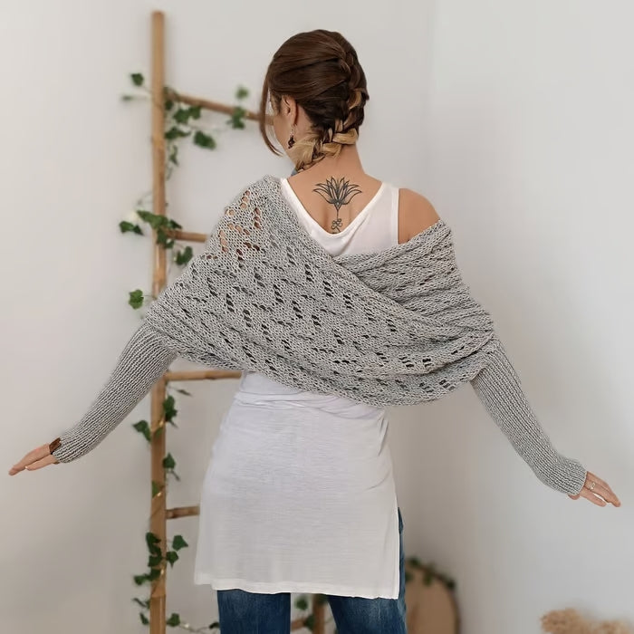 Alyssa Boho Gebreide Omslagdoek – Flatterend en Comfortabel voor Ieder Seizoen!