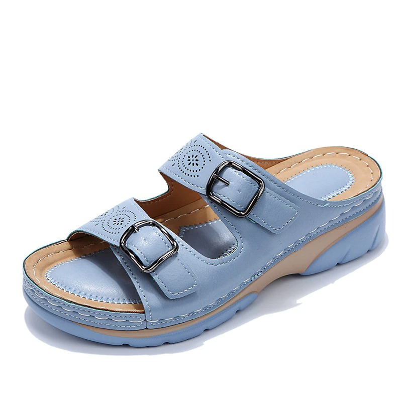 Elarith - Comfortabele orthopedische sandalen voor dames met dubbele verstelbare band