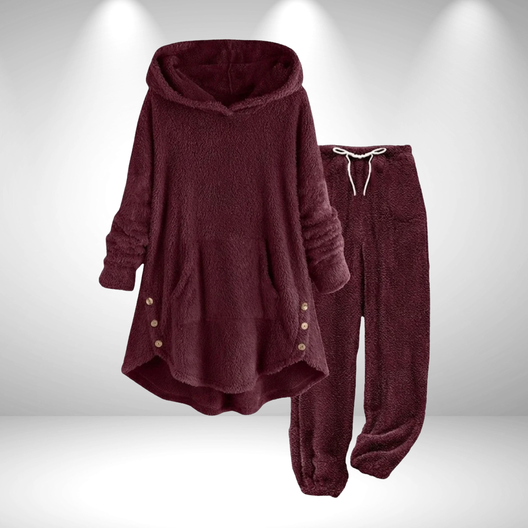 Neralisse - Ultra-Zachte Lounge Tuniek Set met Cocooning Winterstijl