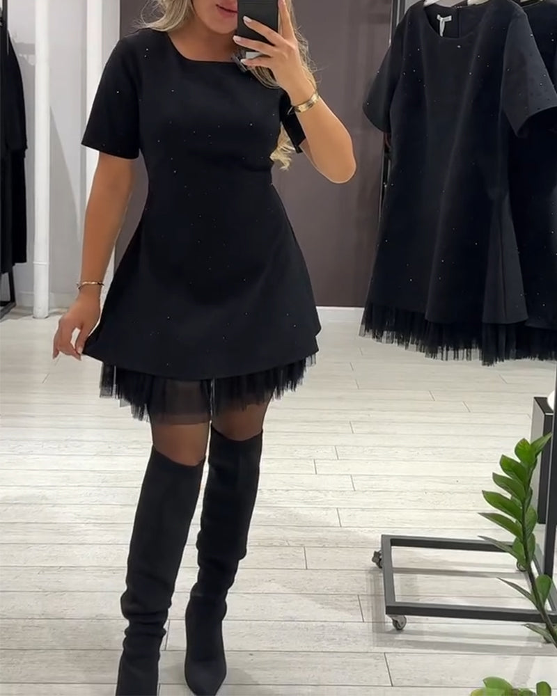 Helisanya - Robe Patchwork Schitterend Elegant