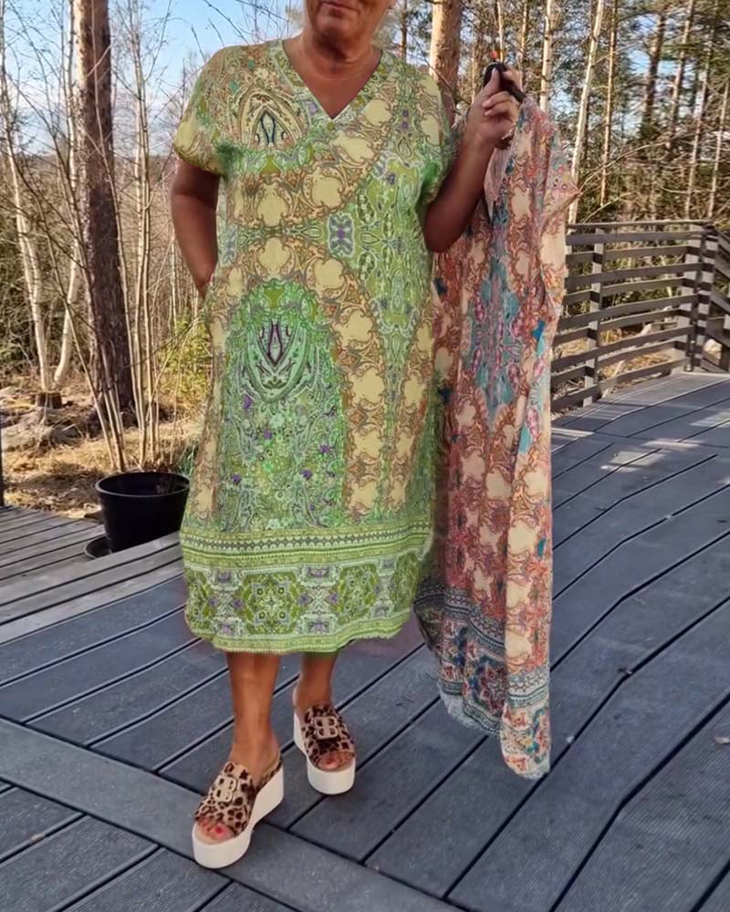 Ailina - Prachtige dames zomerjurk