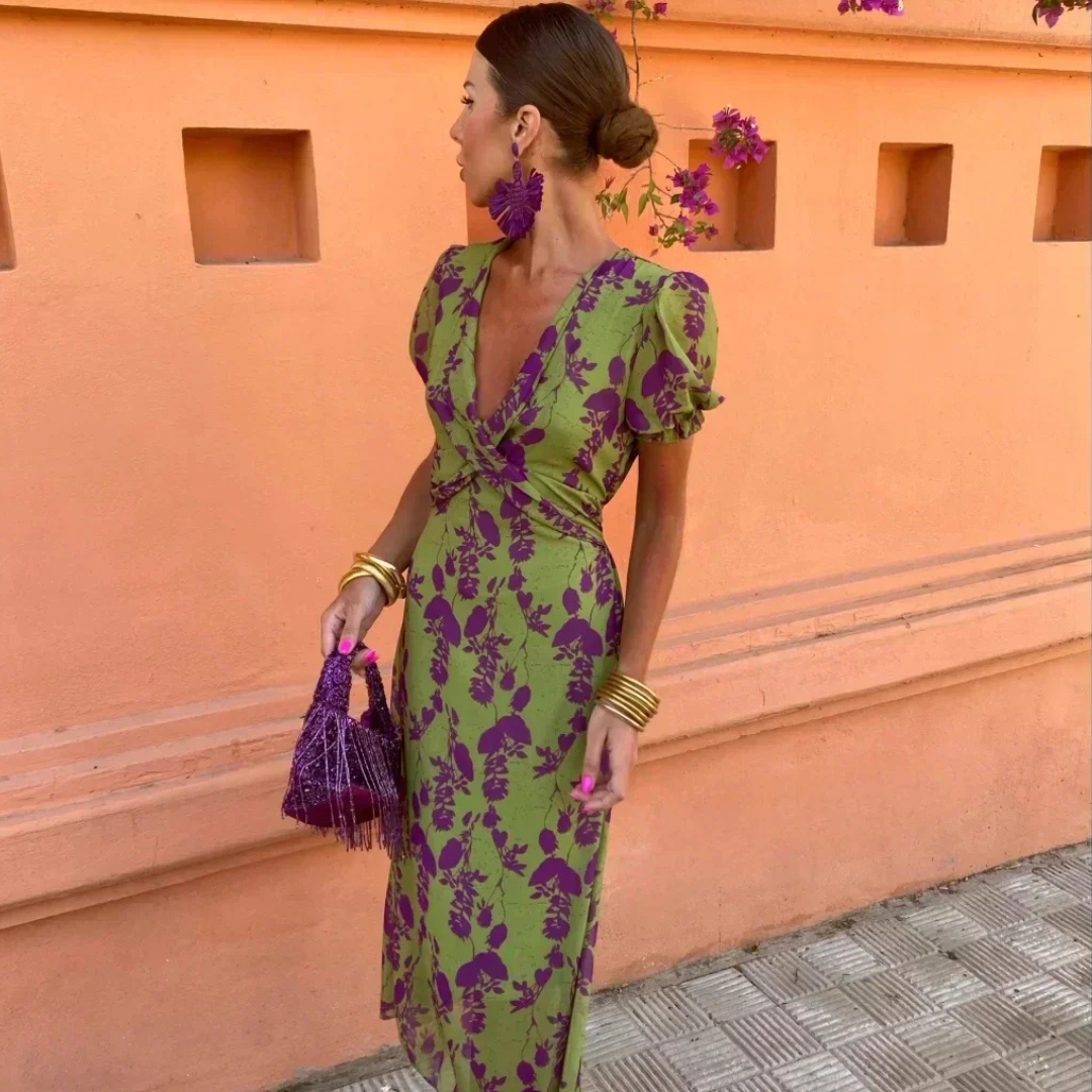 Giulia - Prachtige kleurrijke zomerjurk