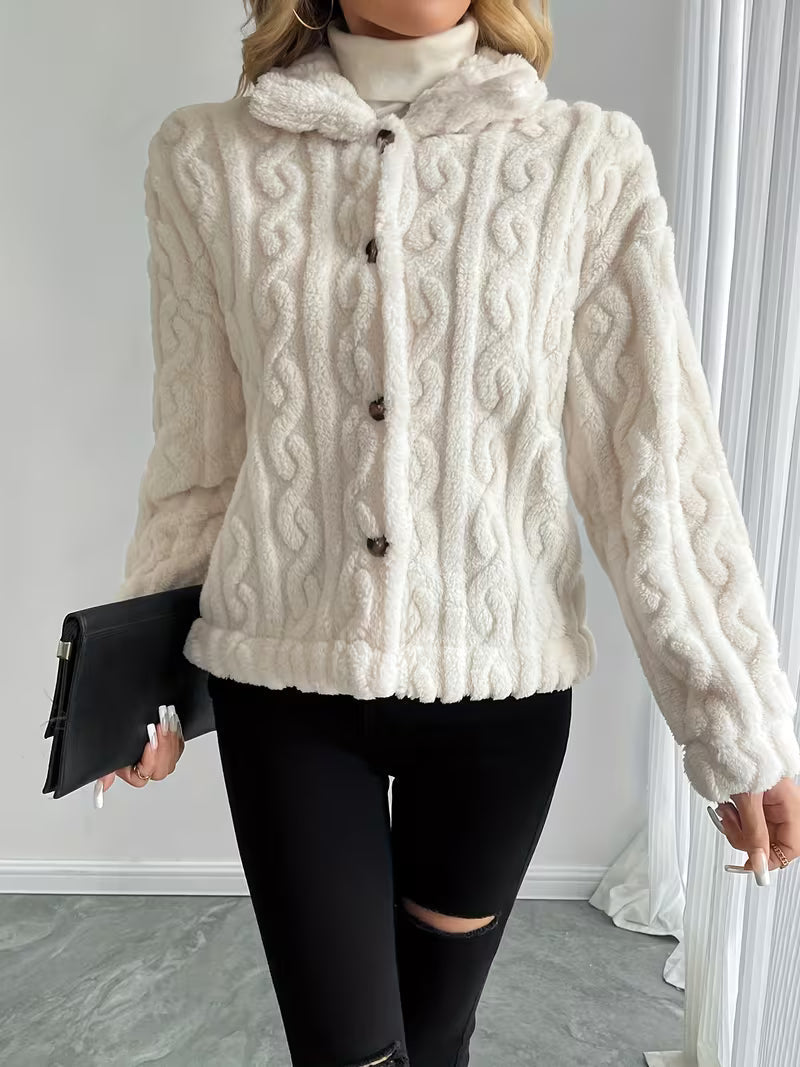 Nelle - Teddyjas voor dames met knopen