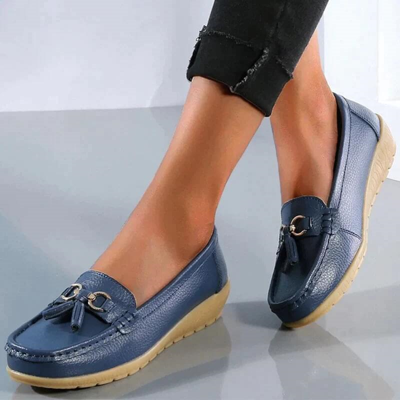 Heliora - Leren orthopedische comfortschoenen - Natuurlijke elegantie in elke stap