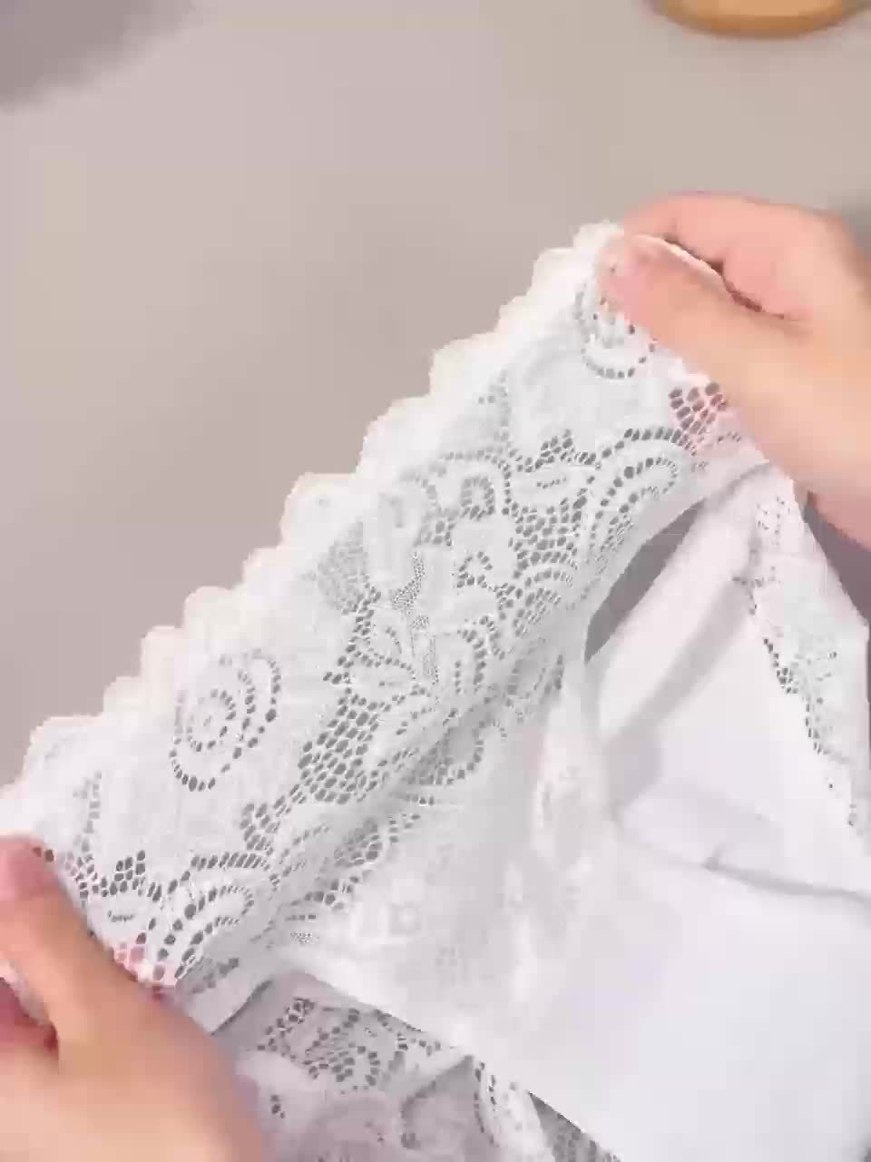 Kelmira - Set van 10 Elegante Ademend Kanten Onderbroeken