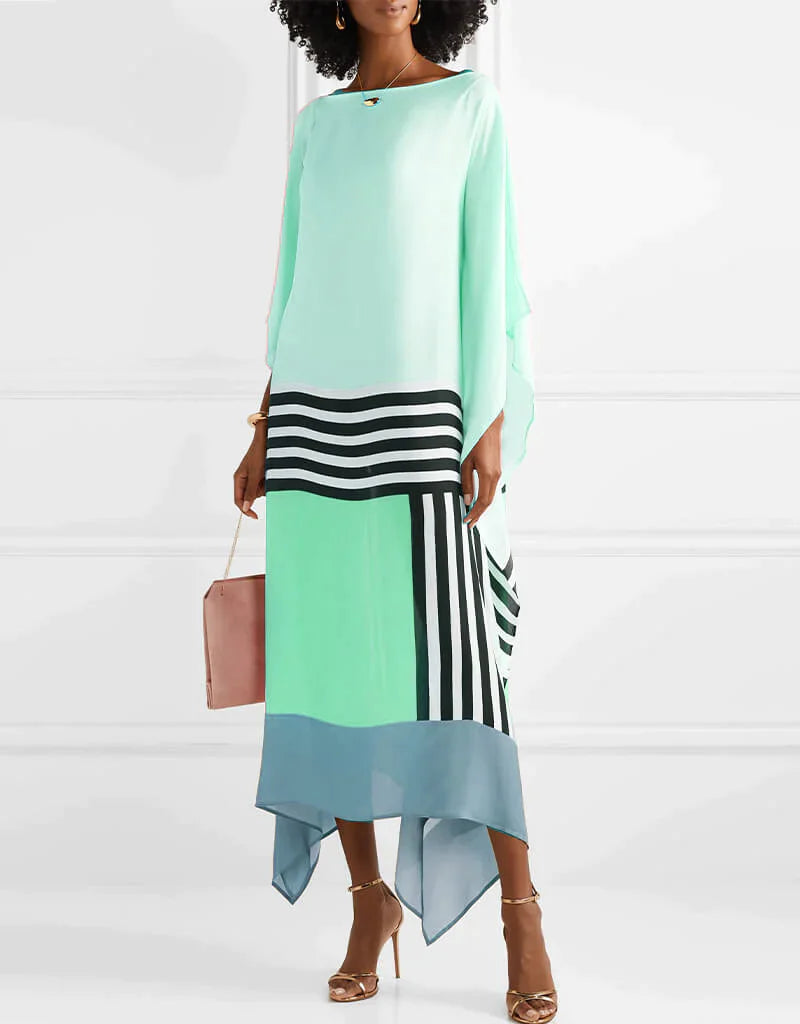 Rayna - Caftan met Geometrische Print