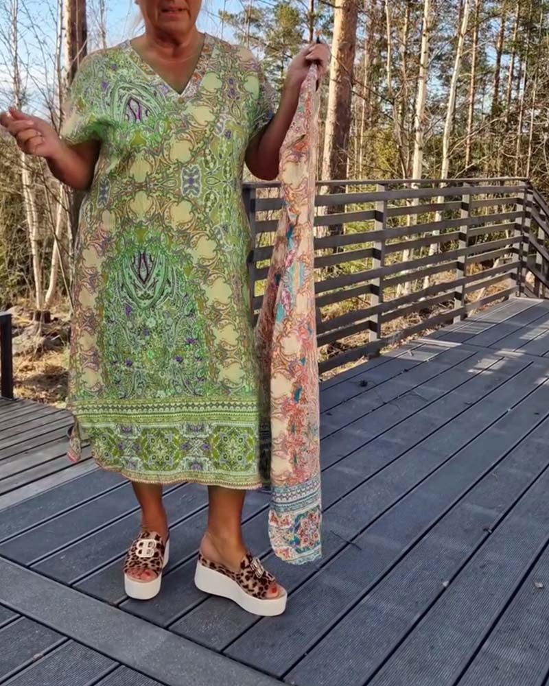 Ailina - Prachtige dames zomerjurk