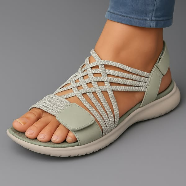 Blyssara - Dames Sandalen Comfortabel Licht Elastische Bandjes Dagelijks Ondersteuning