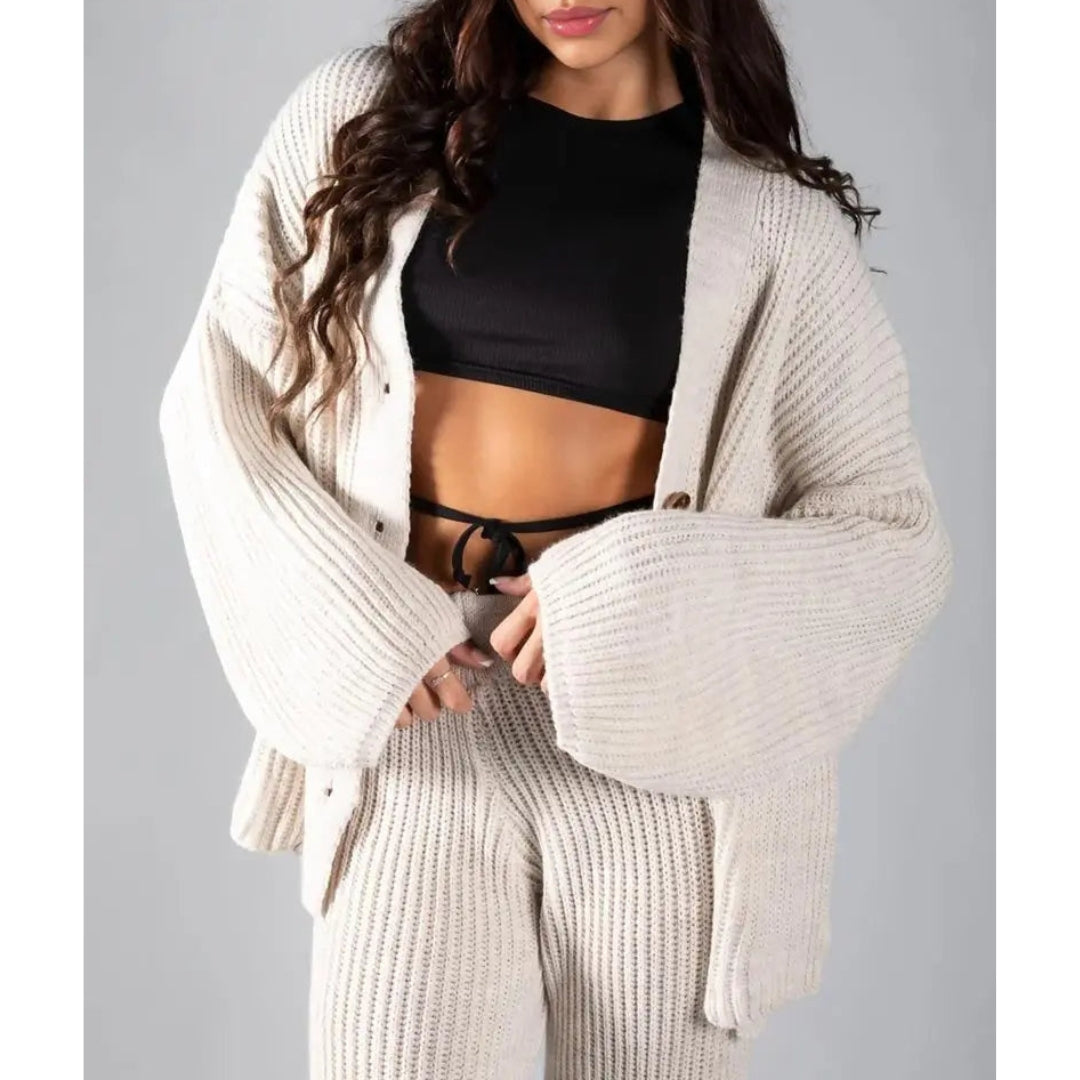 Noortje - Stijlvolle Knitted Co-Ord Set