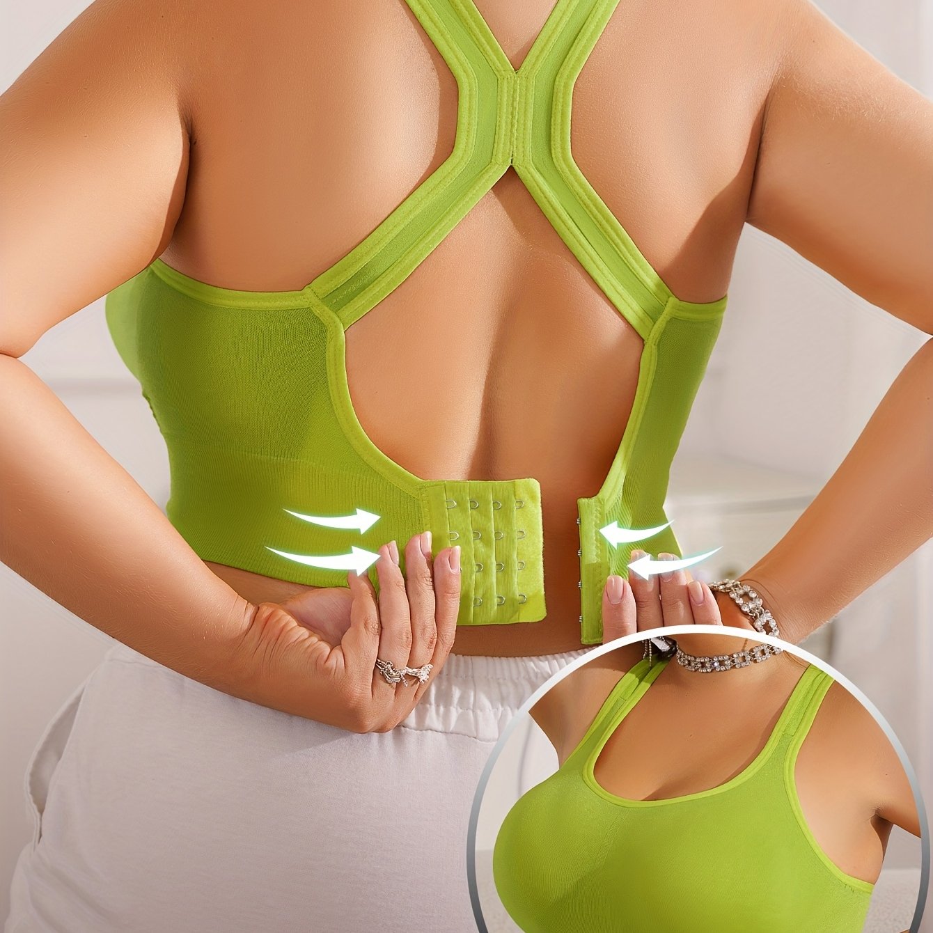 Vittoria - Sportbeha Plus Size met verwijderbare pads en verstelbare bandjes