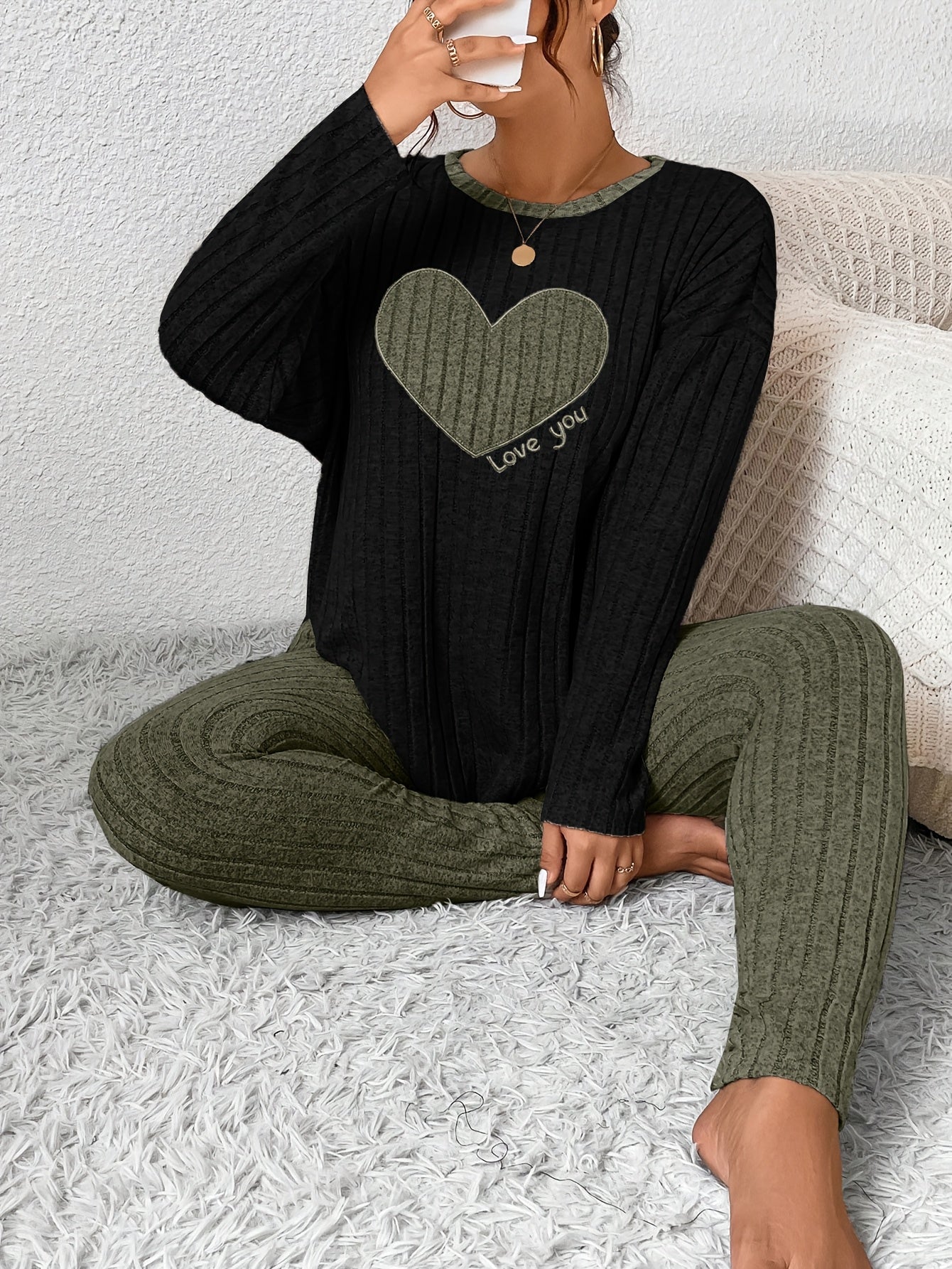 Javelle - Set Loungewear Hart Comfort Relax