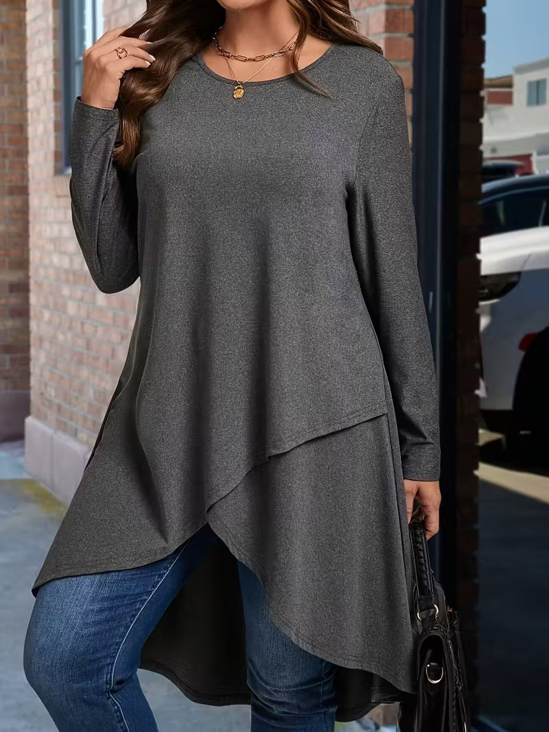 Arelivine - Elegante lange mouwen T-shirt
