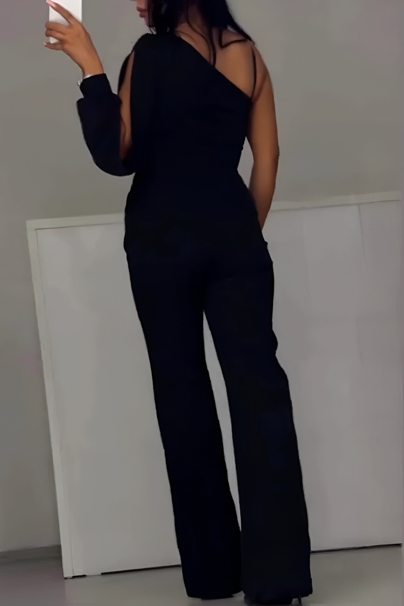 Norvienne - Moderne Jumpsuit met Brede Benen