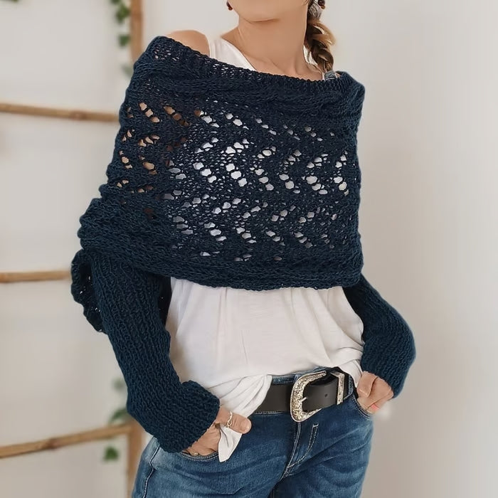 Alyssa Boho Gebreide Omslagdoek – Flatterend en Comfortabel voor Ieder Seizoen!