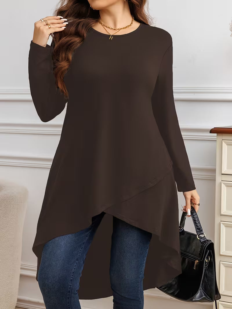 Arelivine - Elegante lange mouwen T-shirt