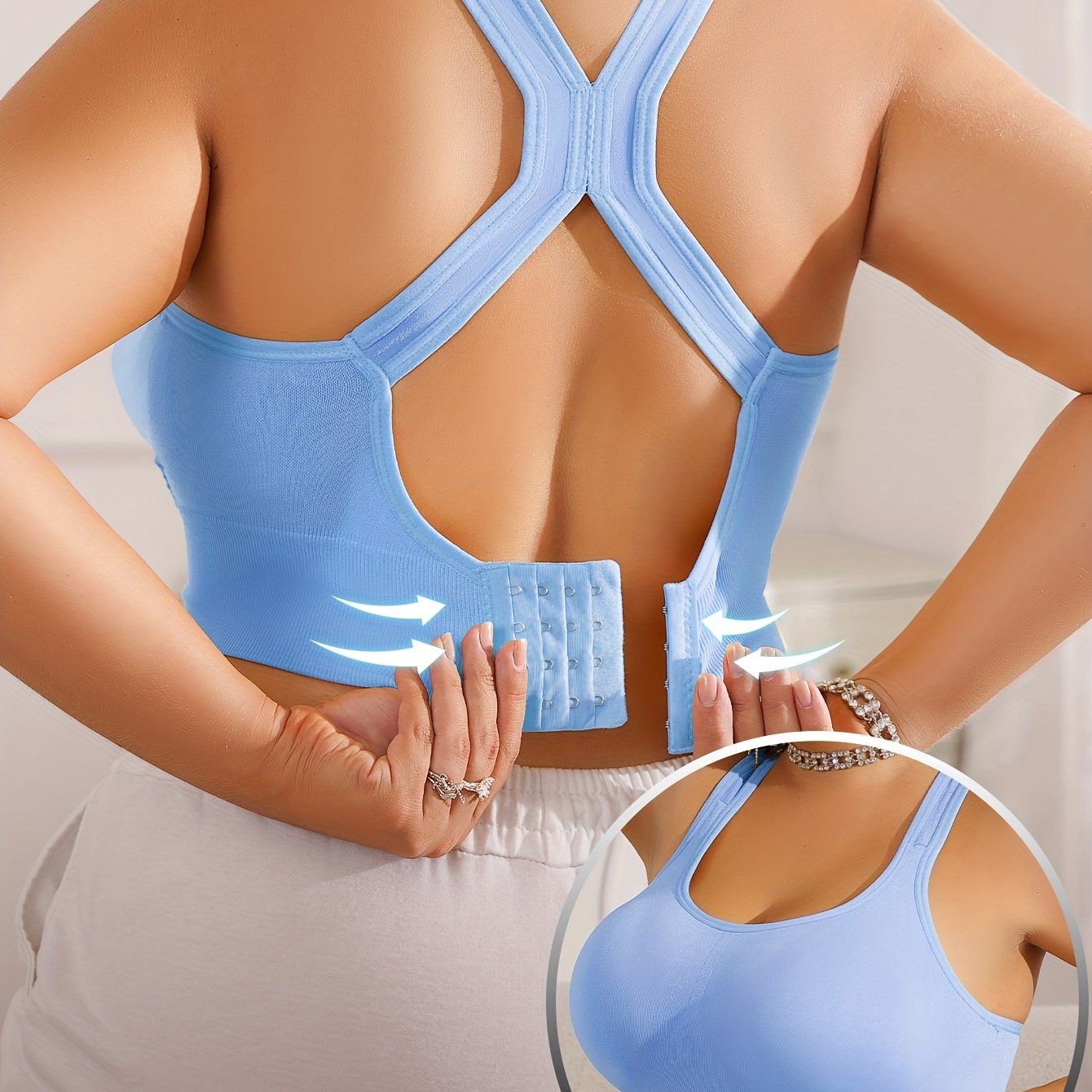 Vittoria - Sportbeha Plus Size met verwijderbare pads en verstelbare bandjes