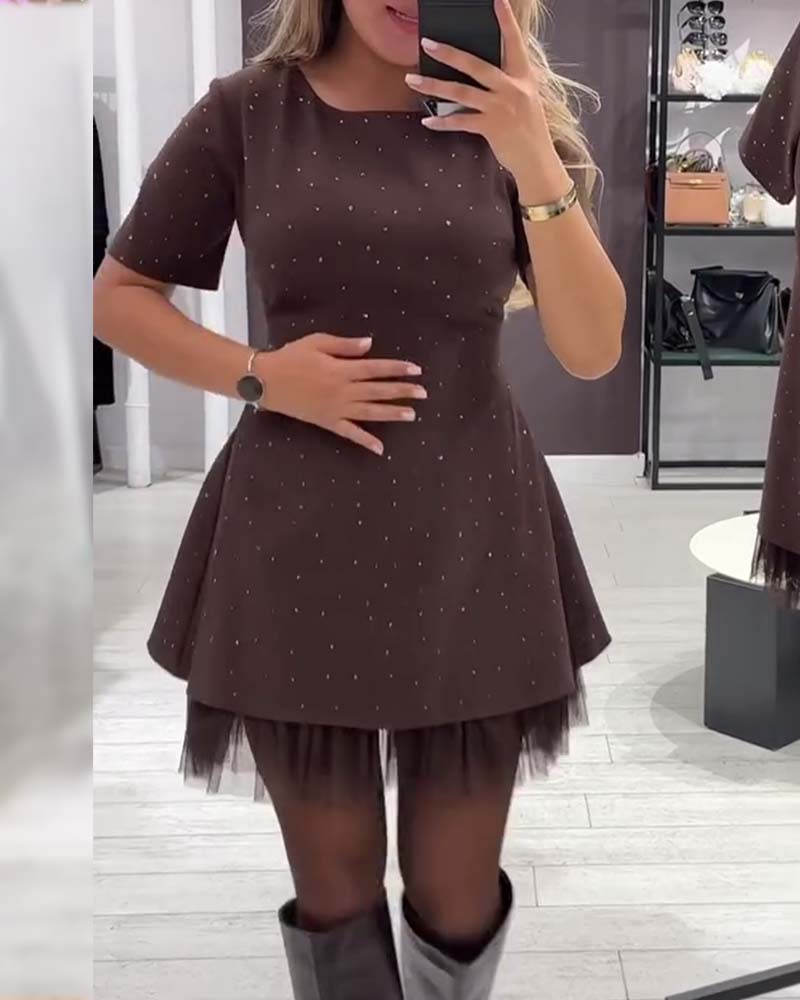 Helisanya - Robe Patchwork Schitterend Elegant