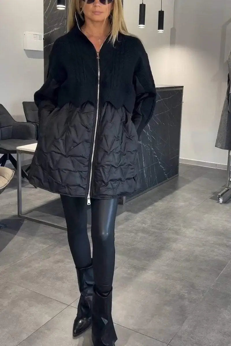 Octavie - Trendy en warm vest met rits