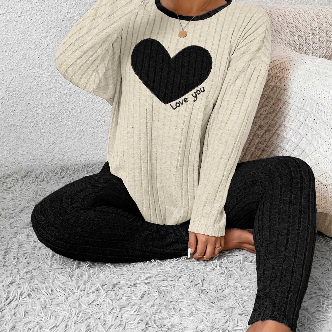 Javelle - Set Loungewear Hart Comfort Relax