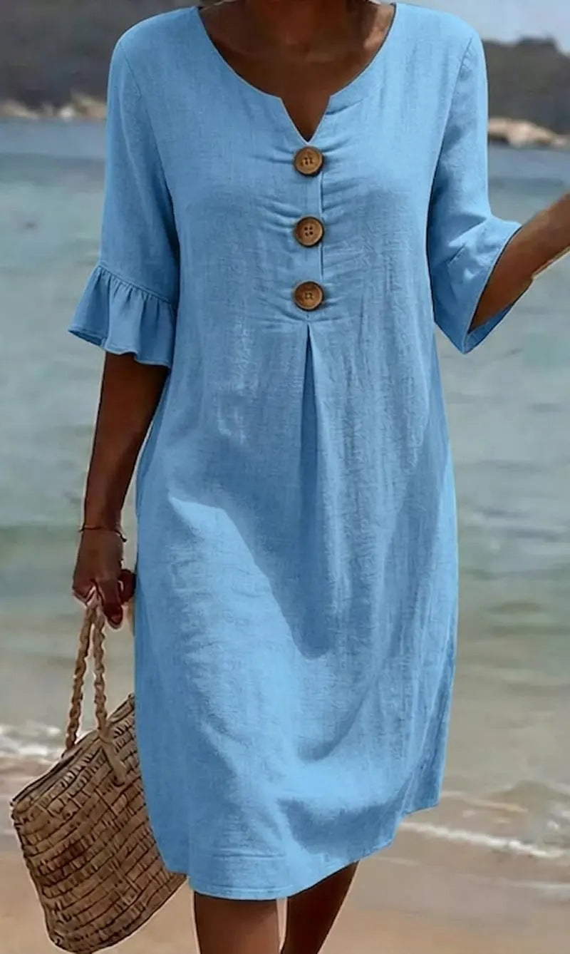 Beatrix - Luchtige zomerjurk in diverse kleuren