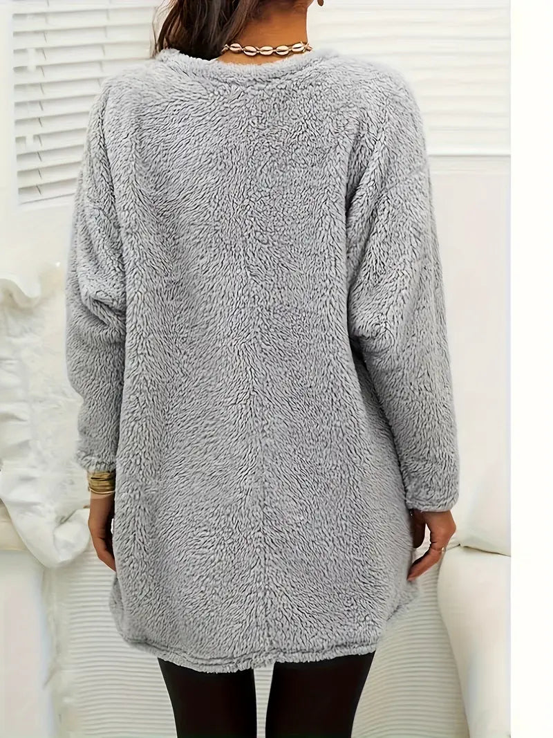 Patrice - Sweater dress met hartjes