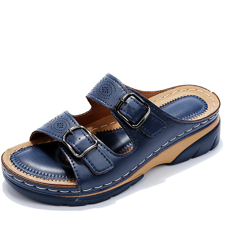 Elarith - Comfortabele orthopedische sandalen voor dames met dubbele verstelbare band