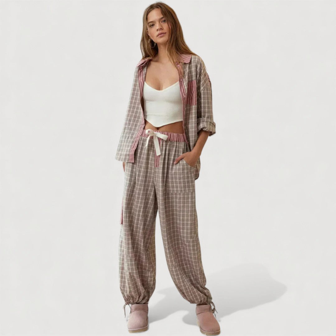 Quelindraea - Ongecompliceerd Pyjama-Set