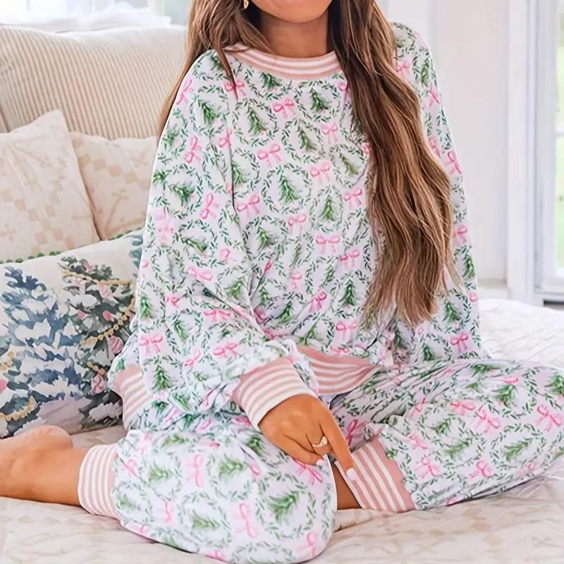 Doralienne - Kerst Print Loungewear Set