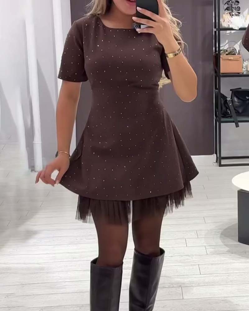 Helisanya - Robe Patchwork Schitterend Elegant