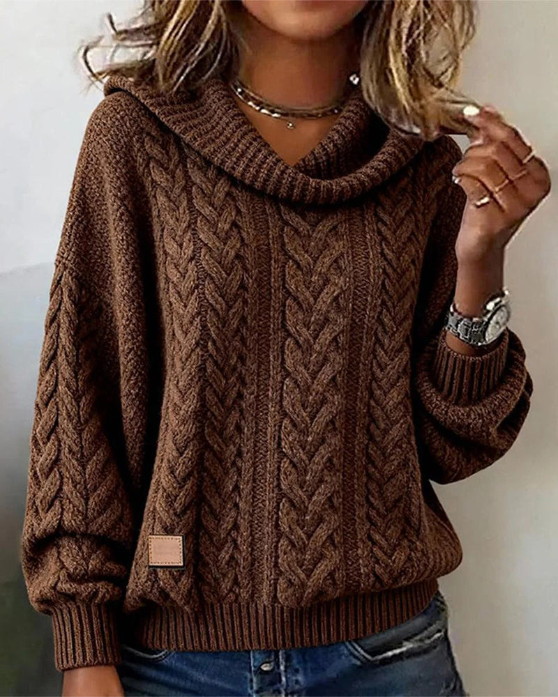 Jelyra - Trui en Gebreide Twist met Gezellige Charme