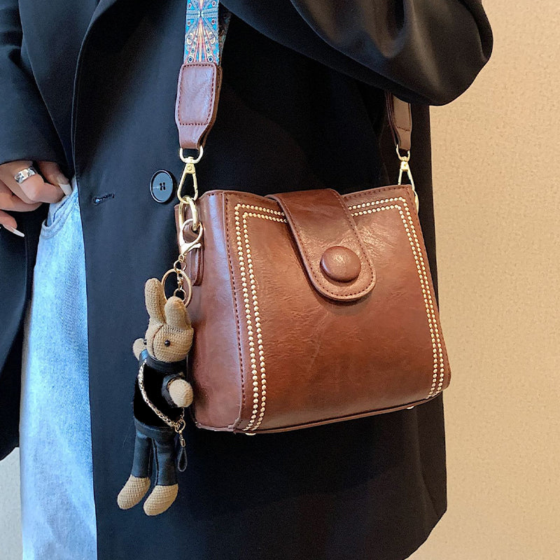 Margriet - Retro Vierkante Tas van Zacht PU voor Dames