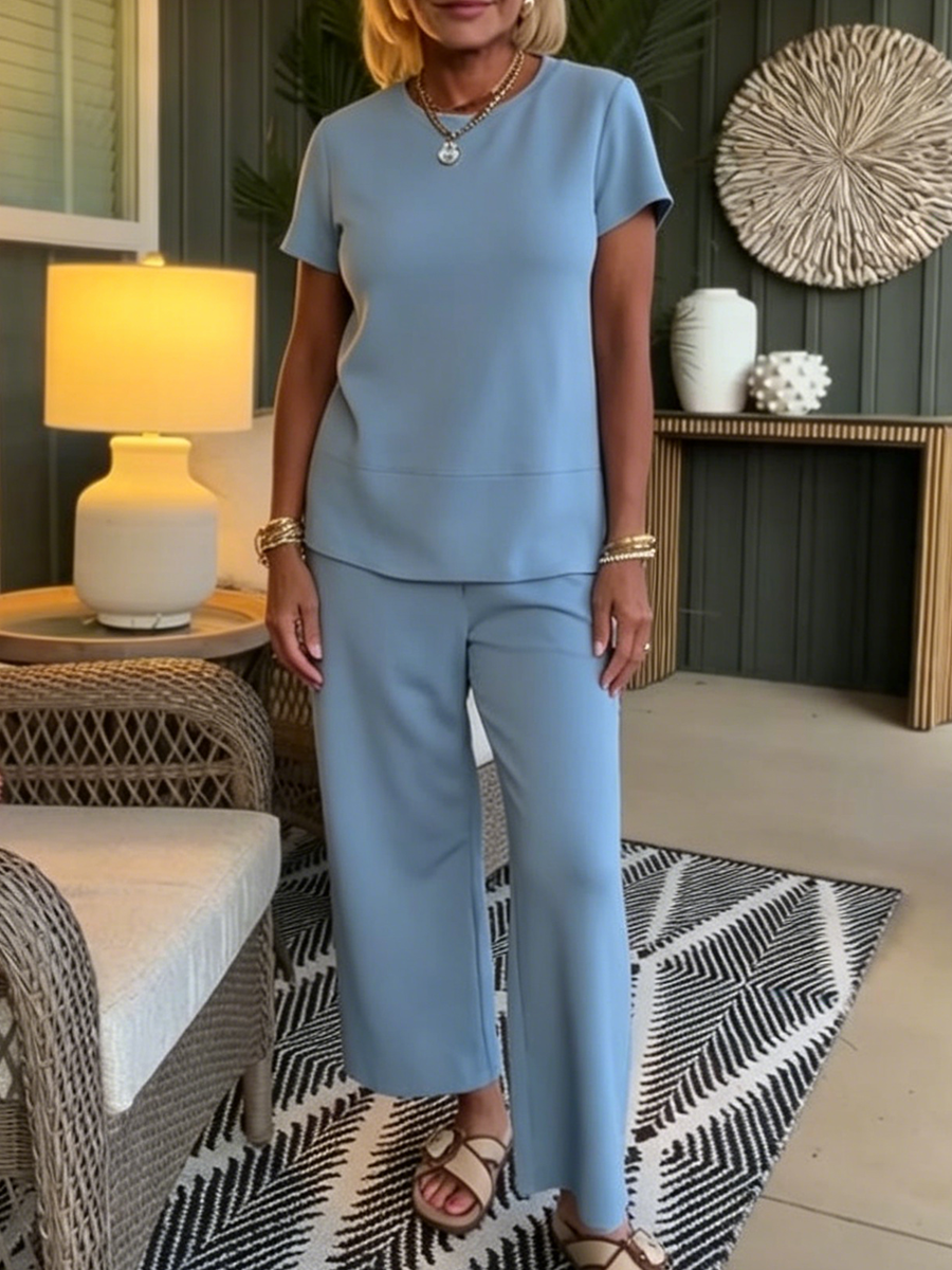 Kovirae - Minimalistische Vrouwelijke Set Vloeibaar Comfortabel Elegant Voor Dagelijks Gebruik