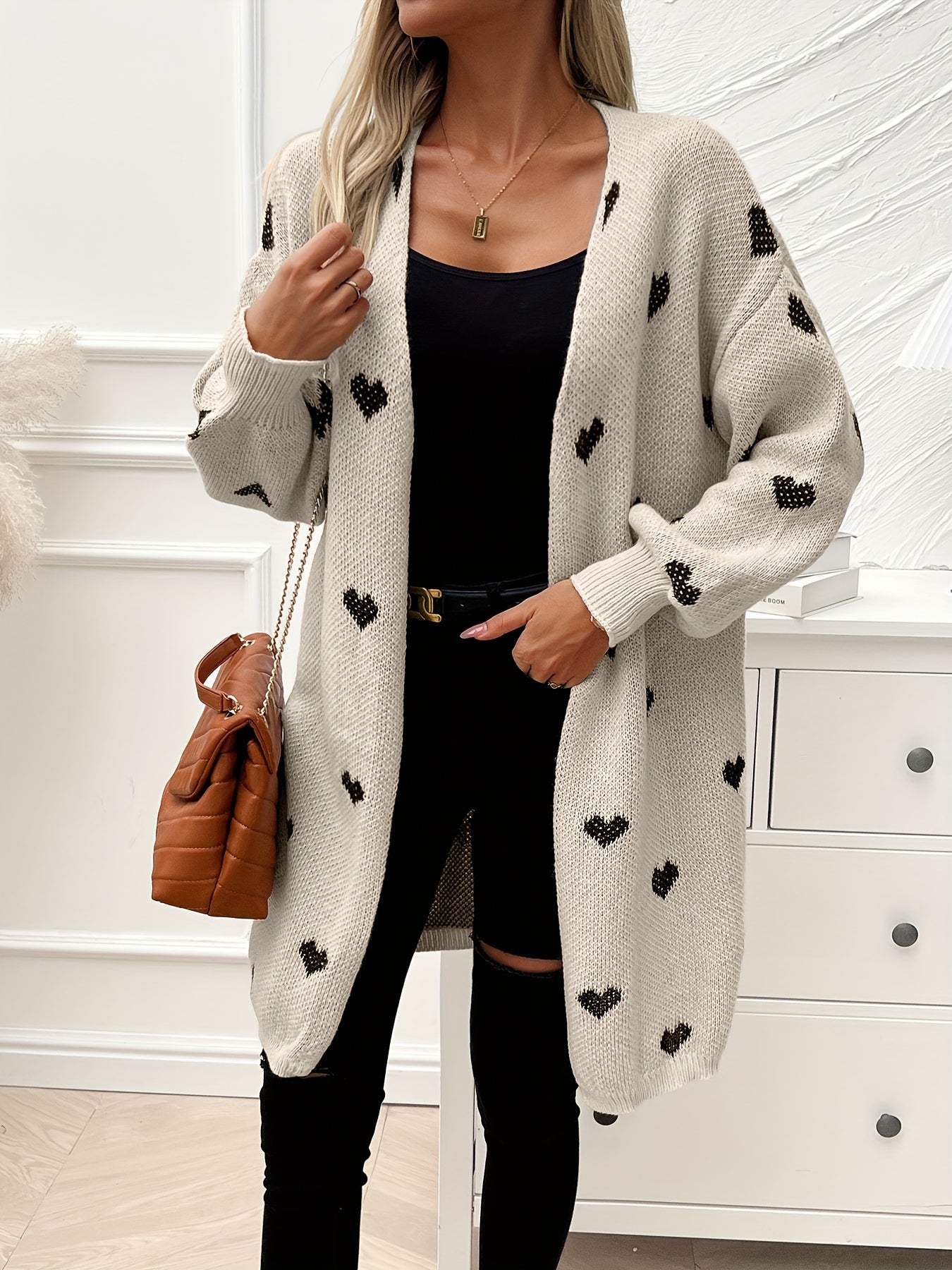 Noretta - Cardigan Tricot Hart Casual