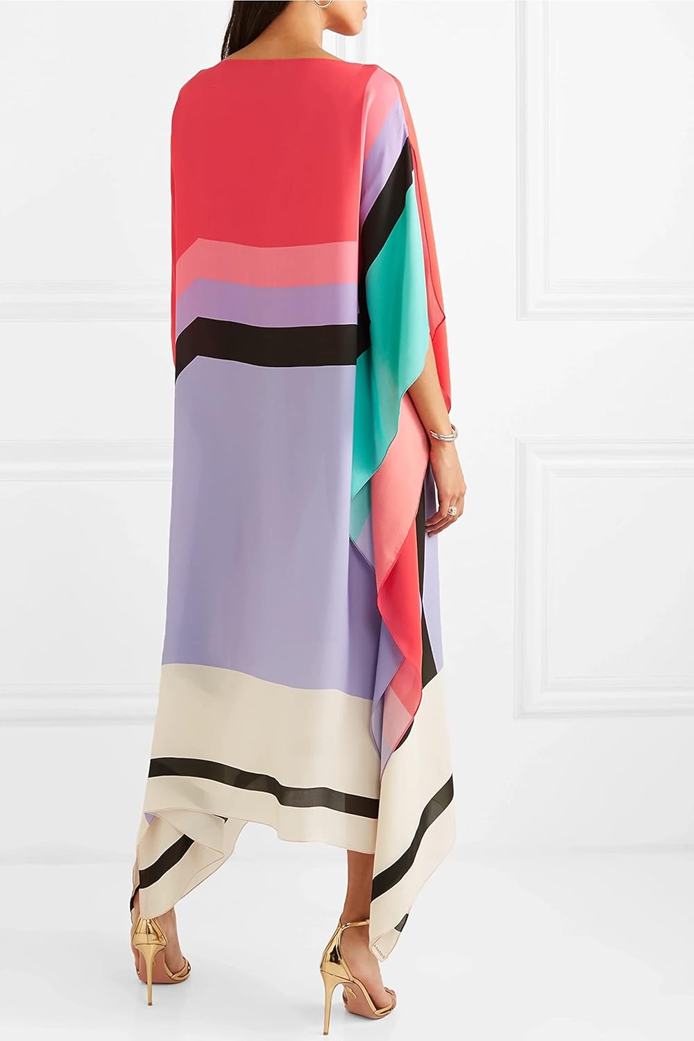 Rayna - Caftan met Geometrische Print
