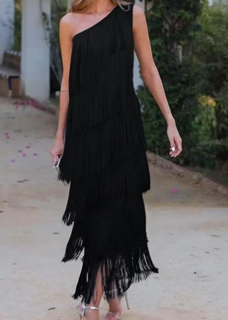 Carol️ - Unieke One-Shoulder Jurk