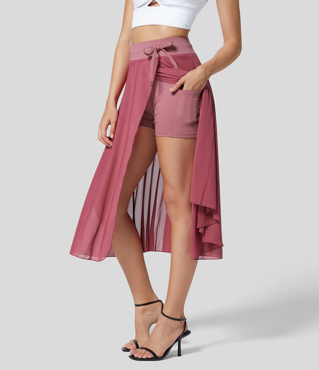 Maris - Hoge Taille 2-in-1 Rok