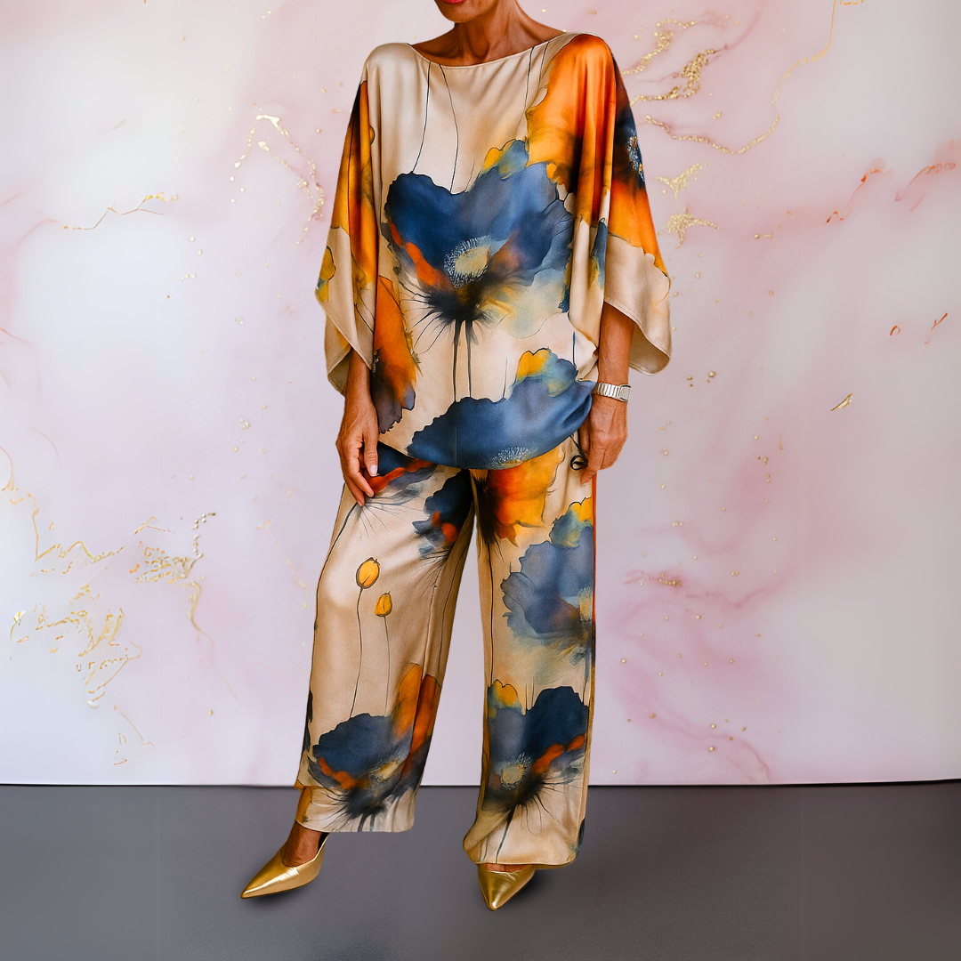 Ysella - Tweedelige damesset met prachtige print