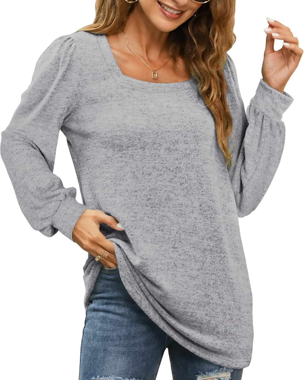 Maëlys - Blouse met Lange Mouwen voor Vrouwen